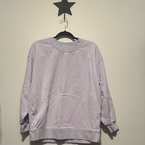 Lululemon lavender crew sweatshirt.